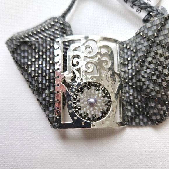 Mishky Beaded Bracelet Hamsa Hand 1060 NWT! - Picture 5 of 5